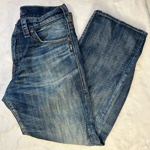 Silver Men’s Gorde dark wash mid rise relaxed fit Denim Jeans 33x30 GUC